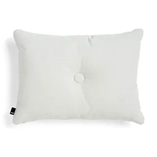 Hay Kissen inklusive Füllung Dot Steelcut Trio aus Baumwolle und Nylon in der Farbe Hellgrau, Maße: 60cm x 45cm, 507395