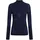 Baselayer-Shirt Turtleneck W L/s Sh Funktionsmaterial schnelltrocknend 1 Stück Blau Space Blue 6116 XL