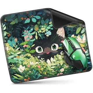 Mousepad, Gaming Mauspad 300x250X3mm mit Niedliches Katze Design