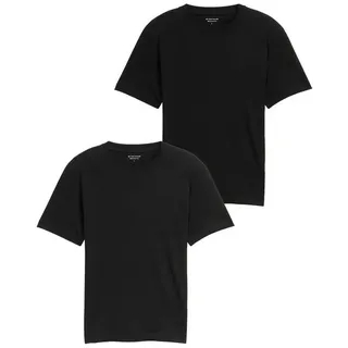 Tom Tailor Herren 1048393 T-Shirts aus Baumwolle im 2er-Pack, 29999-Black, L