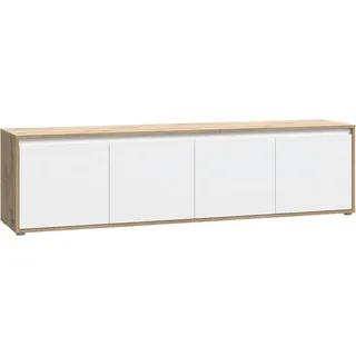 Forte TV-Board groß 188,3 x 49,7 x 42 cm Braun/Spanplatte