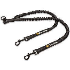 Sweetie Hundeleine Splitter Dual Shock Absorbing Bungee Double Leash Coupler, M, 174 g