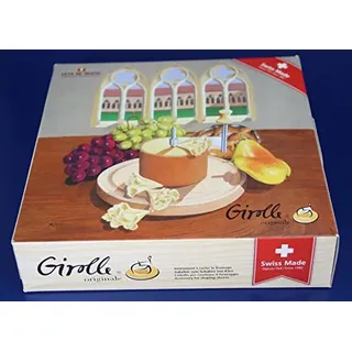 Girolle Original Schweiz Käsehobel aus Ahornholz für Tete de Moine und Choco Roulette ohne Haube ohne Käse