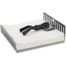 Balvi Serviertenständer Nap Silber Schwarz Farbe Geformte Bett mit Gewicht als Zeichen napping Servie