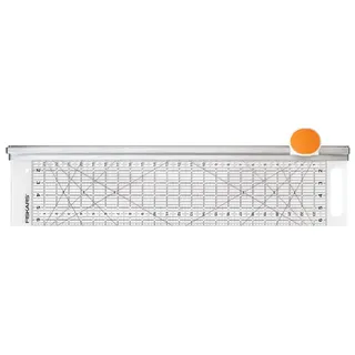 Fiskars Rollmesser Ø 45 mm mit Lineal, 6" x 24" | Orange/Weiß, 1014651