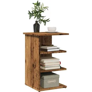 vidaXL Sideboard Altholz-Optik 35x35x55 cm Holzwerkstoff - Braun