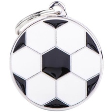 MyFamily ID Tag Medium Circle "Soccer"