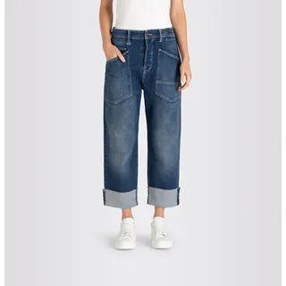 MAC Boyfriend-Jeans "BAGGY", mid blau commercial authe
