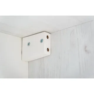 Badmöbel Antik Stil Becken Landhaus Badezimmer 60cm Waschbecken Unterschrank - Weiß