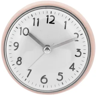 Luxshiny wasserdichte Badezimmeruhr Mit Saugnapf 2.95In Kompakte Wanduhr Für Feuchte Räume Dusche Küche Pool