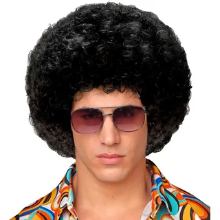 w widmann milano party fashion - Perücke 70er Jahre Disco, Lockenperücke, Accessoire für Faschingskostüme