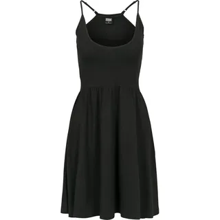 Urban Classics Damen Ladies Spaghetti Dress Kleid, per Pack Schwarz (Black 00007), 42 (Herstellergröße: XL)