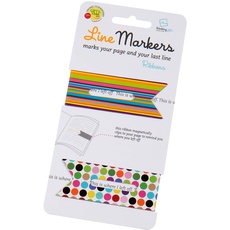 Bild Line Markers (Ribbons/Geschenkbänder) | Magnetische Lesezeichen | 2er Set:
