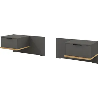 Musterring Nachtschrank Isabelle 90 x 47 x 43 cm Grau