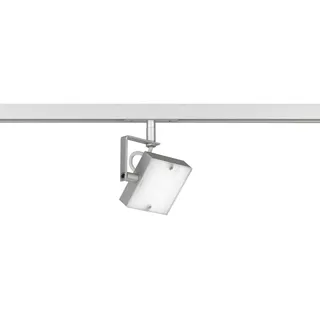 Fischer & Honsel Schienensystem , Silberfarben , Metall , quadratisch , F , 1.5x12x8 cm , schwenkbar, verstellbare Spotlights , Lampen & Leuchten, Innenbeleuchtung, Schienensysteme