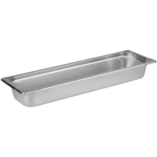 APS GN 2/4 Behälter, Gastronormbehälter Edelstahl, Abmessungen 530 x 162 mm/Höhe 65 mm/Volumen 3,6 Liter,