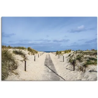 Artland Wandbild »Strandaufgang an Küste der Ostsee«, Strandbilder, (1 St.), als Alubild, Outdoorbild, Leinwandbild, Poster, Wandaufkleber Artland blau