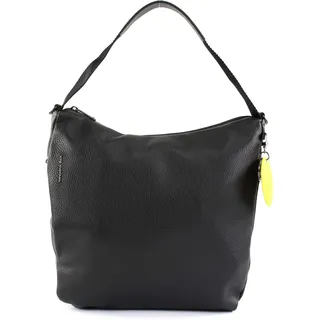 Mandarina Duck Mellow Leather Tracolla, Damen Umhängetasche, Schwarz (Nero)