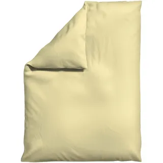 Schlafgut Bettdeckenbezug , Gelb , Textil , Uni , 155x220 cm , Textiles Vertrauen - Oeko-Tex®, AZO-frei, Bsci, Oeko-Tex® Standard 100, Oeko-Tex® Made IN Green , pflegeleicht, atmungsaktiv, bügelleicht, schadstoffgeprüft, weiche und anschmiegsame Oberfläche, bio , Heimtextilien, Bettwäsche & Leintücher, Bettwäsche, Jersey-Bettwäsche