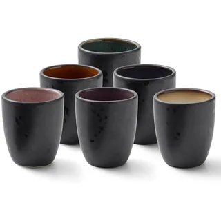 Bitz Espressotasse 0,1 l Schwarz 6 St.