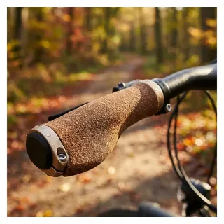 Ergotec Kyoto Kork Fahrradgriffe - Braun - 130/130 mm
