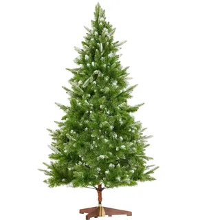Tectake Weihnachtsbaum Blitzen 110 x 180 cm Grün