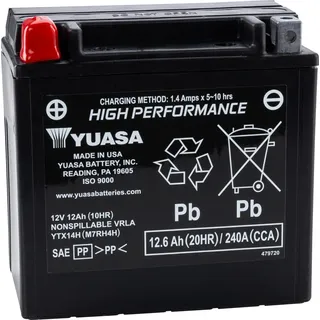 YUASA ytx14h . battery ytx14h agm