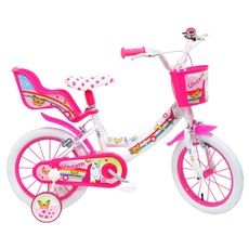 Bild Jungen 14" Unicorn Fahrrad, Weiß-Rosa