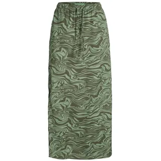 JACK & JONES Damen Jjxx Jxmaria Midi Satin Skirt Wvn Sn Rock, Loden Frost/Aop:aop, M