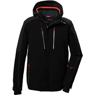 KILLTEC Herren Skijacke/Funktionsjacke mit abzippbarer Kapuze und Schneefang KSW 69 MN SKI JCKT, schwarz, M, 41956-000