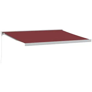 vidaXL Markise 400 x 300 cm rot