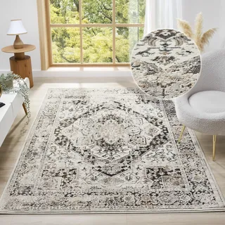 Teppich OTTO HOME "Kylan, Hoch-Tief-Struktur, dezenter Glanz", braun, B:300cm H:9mm L:400cm, Kunstfaser, Teppiche, Teppich, Schrumpf-Garn-Effekt, im Vintage-Look, dichte Qualität, Wohnzimmer