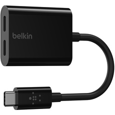 Bild Connect USB-C Audio + Charge Adapter schwarz (F7U081btBLK)