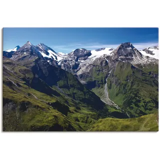 ARTland Wandbild »Berge rund um den Großglockner«, Berge, (1 St.), als Leinwandbild, Poster in verschied. Größen beige