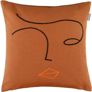 Musterring Visage Dekokissen 38 x 38 cm Orange