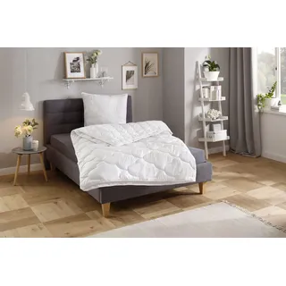 OTTO home "Mondschein, Bettdecke 135x200 cm, 155x220 cm, 200x200 cm", 4-Jahreszeiten Füllung: Polyester. 1 Stk. tlg. Bettdecken, Sommer, Winter; allergiker geeignet (Hausstauballergiker),