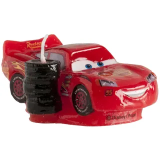 Dekora Disney Pixar Cars Geburtstagskerze 8,5 cm mehrfarbig
