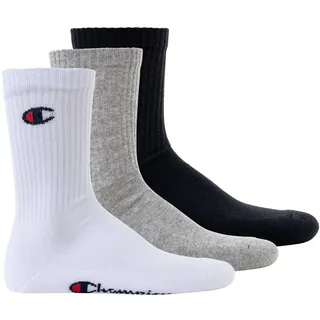 Champion Tennissocken 3er Pack Schwarz/Weiß/Grau 39-42