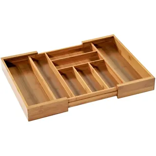 KESPER Variabler Besteckkasten Bambus 35 x 43 x 6,5 cm
