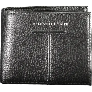 Elegante Herren-Brieftasche in Schwarz mit doppelten Kartenfächern - Schwarz