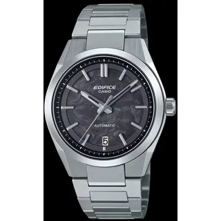 Casio Edifice Herrenuhr Automatik Stahl/Schwarz