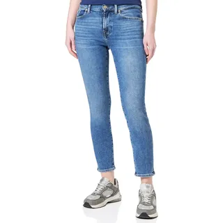 7 For All Mankind Damen Jsvy1200 Jeans, Mid Blue, 24 EU