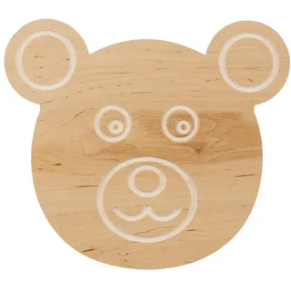 Kinderzimmerlampe Wandleuchte Holz Schalter Stecker Bär E14 Lampe Kinder Baby