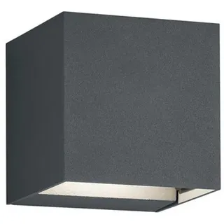 Trio Außenleuchte Aluminium 8,0 cm 2 x 3 Watt Anthrazit