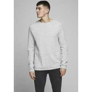 JACK & JONES Strickpullover Hill in Hellgrau-L