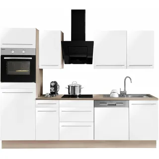 OPTIFIT Küchenzeile Bern 270 cm weiß hochglänzend