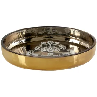 Premier Elissa Seifenschale, goldfarben, Glas, Gold, 9 x 14 x 3 cm