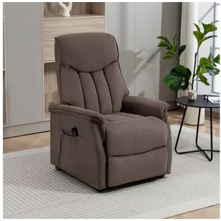 Duo Collection TV-Sessel AURORA XXL - dunkelbraun - mit Aufstehhilfe