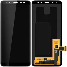 Samsung LCD-Display +Touch-Einheit A530 Galaxy A8 2018 Schwarz (Service Pack) (Display), Mobilgerät Ersatzteile, Schwarz