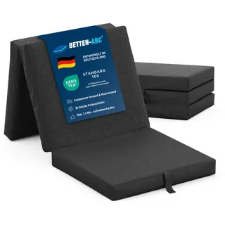 Sun Garden Samba – Faltmatratze/Klappmatratze oder Gästematratze in verschiedenen Farben - Anthrazit